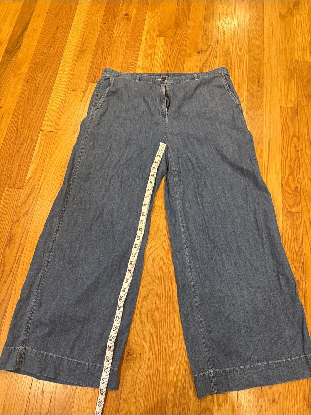 J Crew Wide Leg Women’s Jeans in Denim Blue